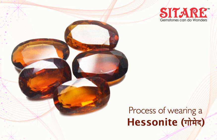 Process of Wearing a Hessonite