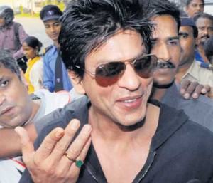 Shahrukh Khan wearing Emerald Gemstone Ring