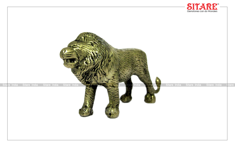 Lion Statue Panchdhatu Idol - Image 4