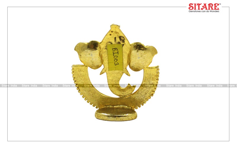 Lord Ganesha Enamel Meenakari Idol - Image 2